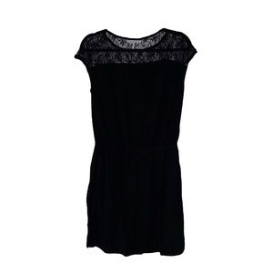 Lace Elegance - Black Dress